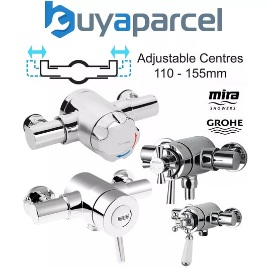 Bristan Thermostatic Mini Mixer Shower Valve RP Mira 133 140mm 143mm 150mm 153mm
